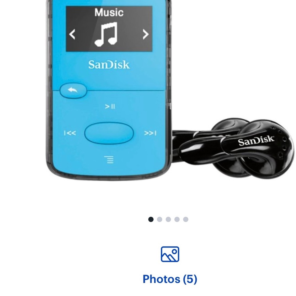 SanDisk Clip Jam mp3 player 8GB